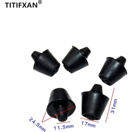 4PCS Car trunk tailgat cushion rubber pier damping pad for Mazda old M3 M6