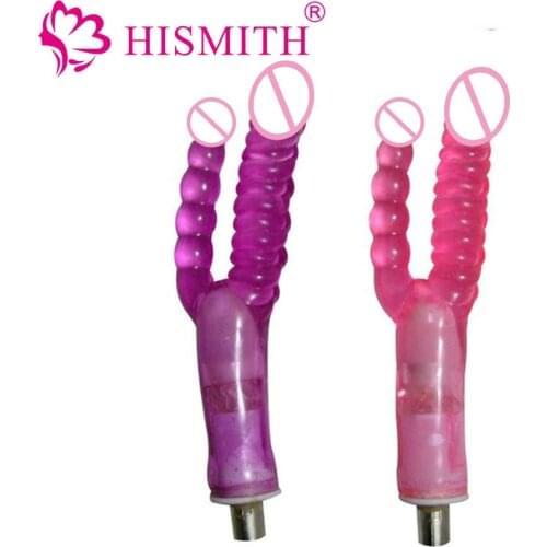 Hismith double head Anal dildo Attachments for Sex Machine Sex toys for adults Anal Dildo lenth 24cm diameter 2-2.5cm sex toys