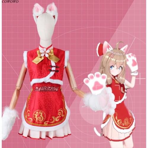 Anime! Vtuber A-soul Diana Lovely Elegant Uniform Cosplay Costume Halloween Carnival Party Role Play Outfit For Women 2021 NEW