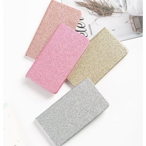 Glitter Powder A6 Notebook with Pen Set Thick Classic Premium Paper Diary Journal 96 Pages Writing Stationery Gifts