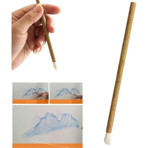Wooden Painting Brush Tool Ink Pen for Crafts Ceramic Sculpture Painting DIY