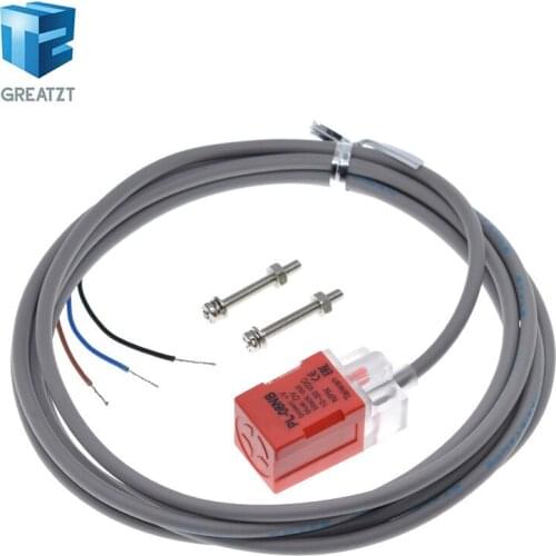 GREATZT PL-08N2 8mm sensing DC NPN NC Cube Shell Inductive Screen Shield Type Proximity Switch LP08 Proximity Sensor For Arduino