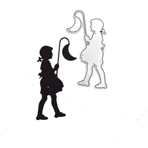 Julyarts Girl New Cutting Dies for 2021 Scrapbooking Tools Carbon Steel Material Craft Creative Paper Card Stencil