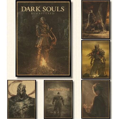 Classic game poster The Dark Souls 3 decorative painting Kraftpaper Poster wall art painting decorative posters and prints