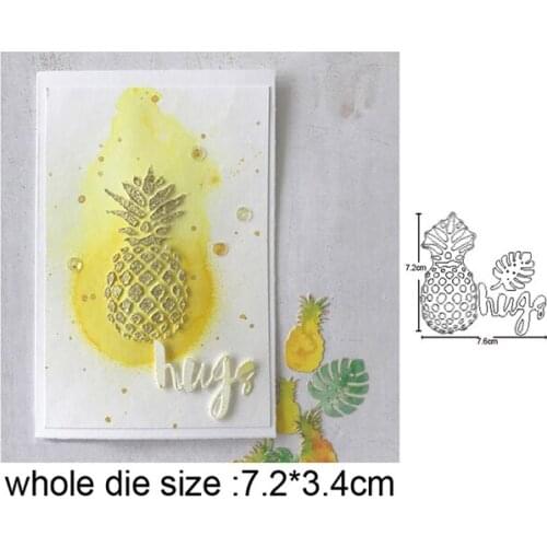 Fruit pineapple leaves Metal Cutting dies Scrapbooking Craft Die Cuts diy album Emboss Decoration Paper art Card make Stencil