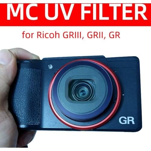 Multi-Coated MC UV Filter Lens Protector for Ricoh GRIII, GRII and GR III II (HD Optical Glass)