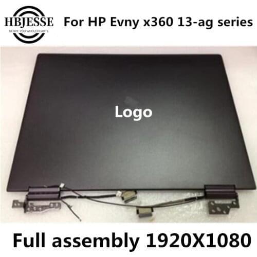 Genuine gray 13.3inch replacement for HP ENVY X360 13-AG 13M-AG 13-ag0006la LCD Touch Screen Complete Assembly 1920*1080 FHD