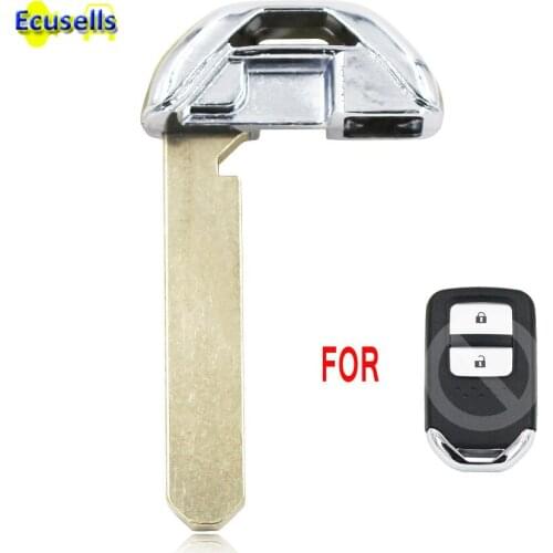 New Prox Smart Key Remote Keyless Emergency Insert Uncut key Blade Blank For Honda Accord Odysee Fit Civic Crosstour