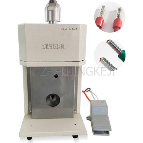 Crimping Machine Automatic Straight Pipe Round Tube Terminal Equipment Automotive Wiring Harness Processing Tuning-free Mode