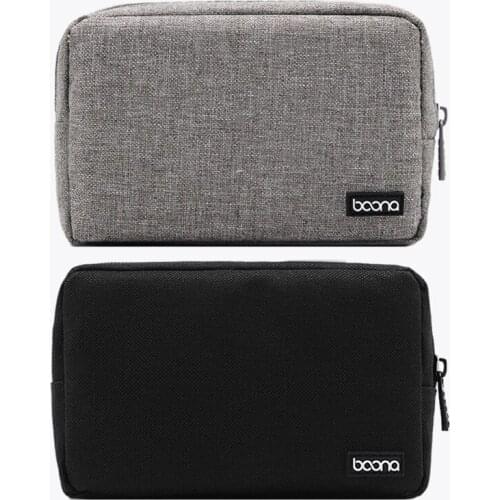 BOONA Portable Travel Storage Bag Multifunctional Storage Bag for Laptop Power Adapter Power Bank Data Cable Charger