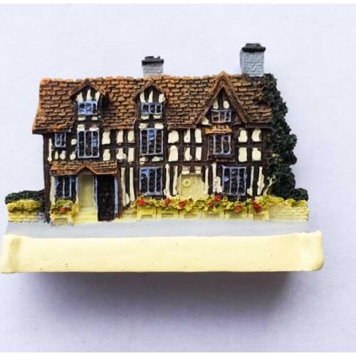 QIQIPP British residential tourism souvenirs tile refrigerator paste Creative Villa Collection decorations accompanied by gifts