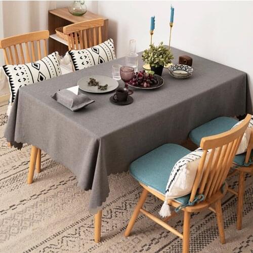 Ravenna Linen Tablecloths On The Table