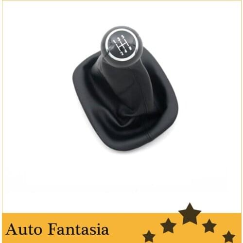 Gear knob & shift boot (black) - for Volkswagen b5 / b5.5