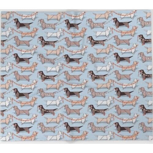 Dachshund Cartoon Throws for Sofa Cute Kids Design Origami Dachshunds Blankets Christmas Decorations for Home Custom Blanket