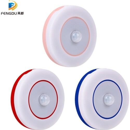 Smart Motion Sensor LED Night Light Dedroom Decor Light USB Chargeable Wall Decorative Lamp Staircase Closet Room Aisle Lighting