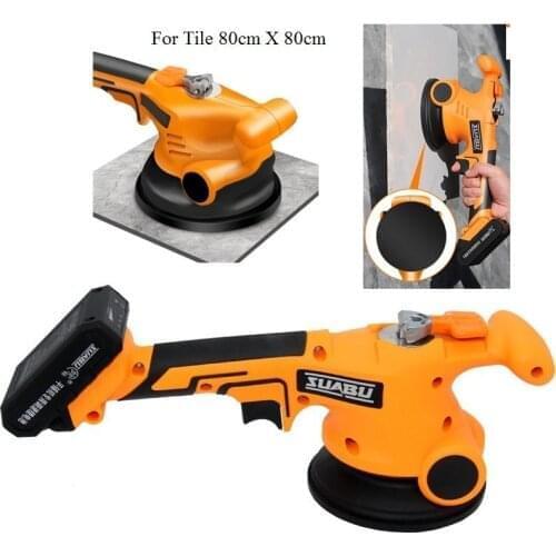 Tile Vibrator Leveling Machine For Bricklayer 16.8v Ceramic Tile Suction Cup Lithium Battery Wireless Tile Floor Tiling Tool