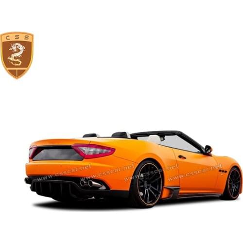Real Carbon Fiber Rear Diffuser Body Kit For Maserati G-t GTS GC Body Kit Carbon Accessories Auto Modification Car Styling