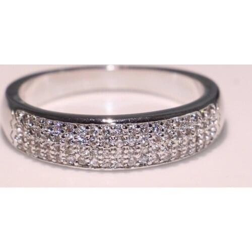 Victoria Cute choucong Brand New Luxury Jewelry 925 Sterling Silver 5A Pave Cubic Zirconia Party CZ Wedding Band Ring for Women