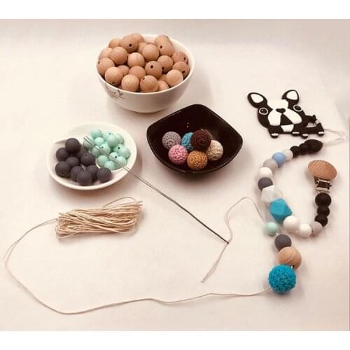 1mm Waxed Cotton Cord Baby Teether Accessories 5m Line For DIY Jewelry Making GXMB