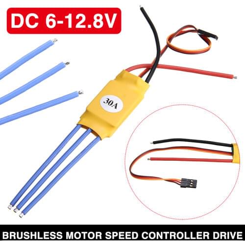 1pc 3-phase Brushless Motor Speed Controller Mayitr High-Power PWM Control Regulator DC 12V 30A