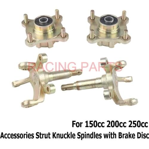 ATV big bull ATV accessories Strut Knuckle Spindles with Brake Disc Wheel Hubs fit150cc 200cc 250cc Go Kart Buggy UTV Bike Parts