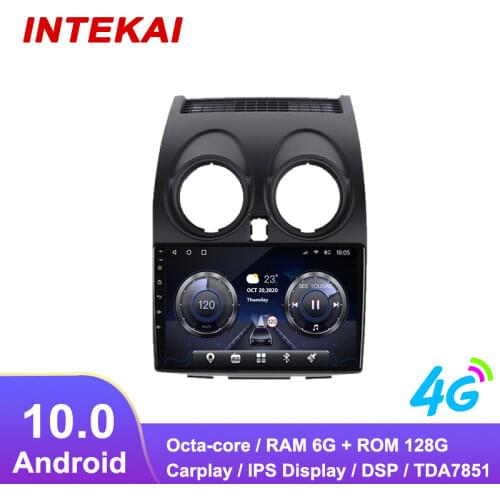 9" Android 10.0 Car Radio GPS Navigation autoradio multimedia player for Nissan Qashqai 1 J10 2006-2013 head unit stereo