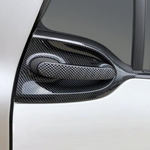 Car Exterior Trim Door Handle Protection Cover Decoration Sticker Car-styling Accessories For Mercedes Smart 453 fortwo