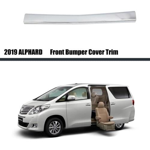 For 2019 Toyota luxuriousness Edition Alphard AH30 Car Accessories ABS Front Head Bumper Cover Trim Styling