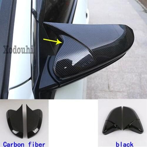 Car Decoration Sticker Rear View Rearview Side Glass Mirror Cover Trim Frame For Honda Civic 10th Sedan 2019 2020 2021