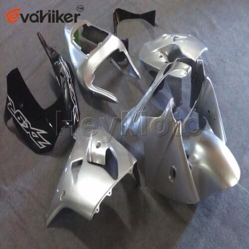 Customised color motorcycle fairing for ZX9R 2002 2003 silver ZX 9R 02 03 ABS Plastic bodywork