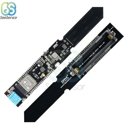 ESP32 DHT11 CP2104 WIFI Bluetooth Temperature Humidity Soil Moisture Sensor Detection Module 18650 Battery Shield for Arduino