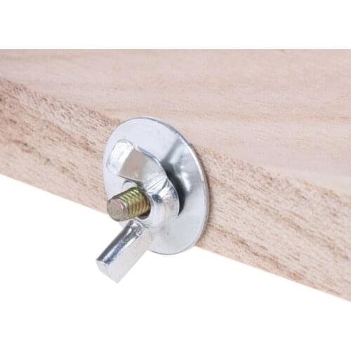 Pet Parrot Wood Platform Stand Rack Toy Hamster Perches For Bird Cage New