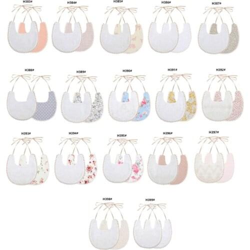 Newborn Cotton Embroidery Bibs Baby Girls Saliva Towel Toddler Feeding Burp Cloths Bandana Scarf