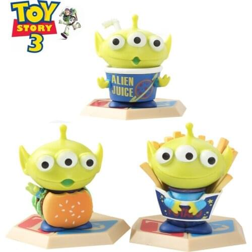 Disney 3pcs/set Toy Story 3 Buzz Lightyear Woody Jessie Q Version 5cm PVC Action Figures Dolls Kids Toys model for Children gift