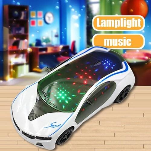 Toys 3d supercar style electric toy with wheel lights music singing kids boys girls gift electric universal drop shipping