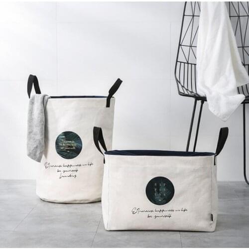 Storage Basket Folding Laundry Basket For Toy Storage Dirty Clothes Large Capacity Sundries Pouch Household Organizers