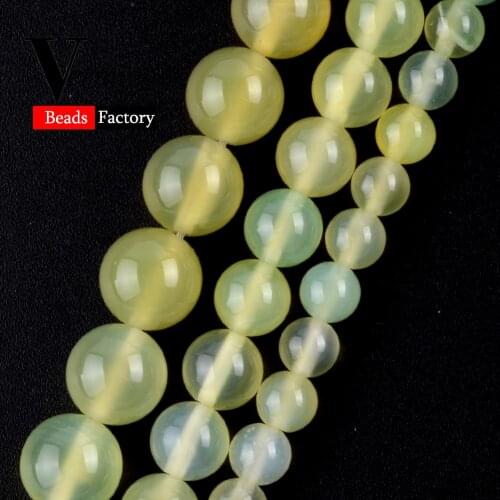 Wholesale Natural Stone Prehnites Agates Round Onyx Loose Beads For Jewelry Making 6-12mm Diy Bracelet Necklace 15inches