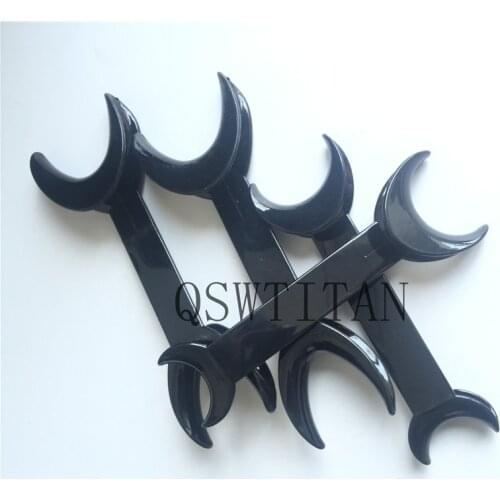 Best 10Pcs Black Dental Double-headed T-Shape Intraoral Cheek Lip Retractor Opener