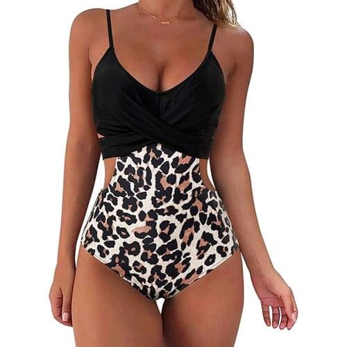 2021 New One Piece Swimsuit Women Plus Size Swimwear Female Cross Swimsuit Monokini Bather Bathing Suits Summer Beach Wear Swim