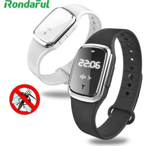 NEW Electrico Smart Bracelet Watch Clock Mosquito Repellent Pest Repeller Wrist Band For Children Adults Pregnant Women Ourdoor