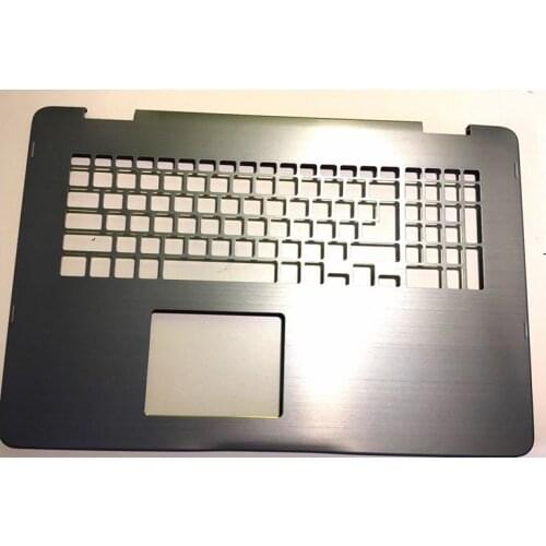 GZEELE NEW upper case FOR Dell Inspiron 17 7778 17.3" 2-in-1 Palmrest US keyboard Bezel cover silver D14PH 0D14PH 460.08509.0001