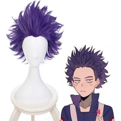 My Hero Academia Cosplay Wig Hitoshi Shinsou Cosplay Wigs Boku No Hero Academia Heat Resistant Synthetic Halloween Carnival Wig