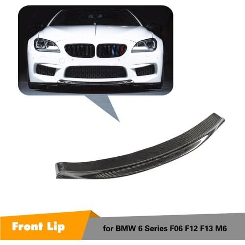F12 F13 M6 Carbon Fiber Front Lip Spoiler For BMW 6 Series F12 F13 F06 M6 Model 2013