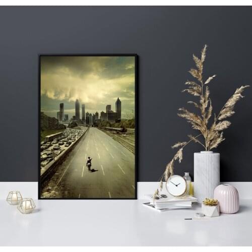 The Walking Dead Movie Poster Canvas Art Print Wall Painting Home Decoration (No Frame)