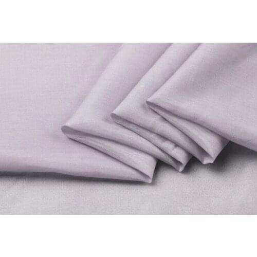 Howmay silk fabric cotton blend 9m/m 55" 140cm 50% silk 50% cotton light lavender 14# for lining or womens dress scarf hijab