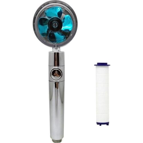 360 Rotated Shower Head Bathroom High Pressure Water Saving Spray Shower Head Hand-held Pressurized Massage Shower Head