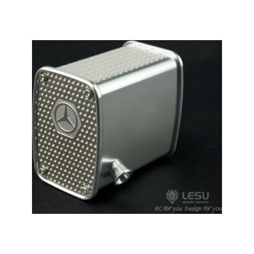 LESU 1/14 Exhaust Tank Upgraded Metal Box for TAMIYA Benz RC Tractors Truck Car TH02326-SMT5