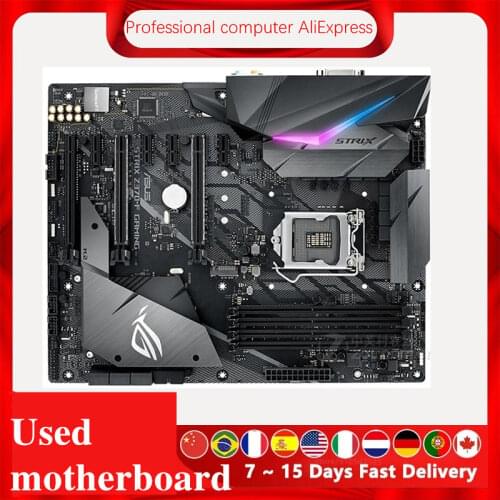 For Asus ROG STRIX Z370-F GAMING Original Used Desktop Intel Z2370 Z370M DDR4 Motherboard LGA 1151 i7/i5/i3 USB3.0 SATA3