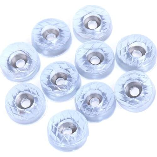 10Pcs Soft Transparent Non-slip Pads Chair Furniture Sofa Stool Foot Table Feet Leg Bottom Pads Covers Floor Protectors