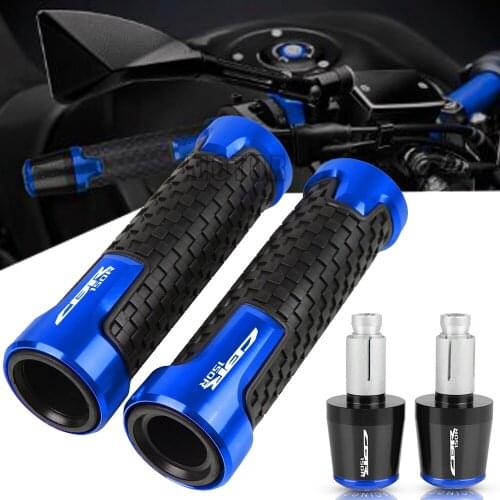 For HONDA CBR150R CBR 150R 2021 2020 2019 2018 2017 2016 2014 2013 Motorcycle 7/8" 22MM Handlebar Hand Grips Handle Bar Ends Cap
